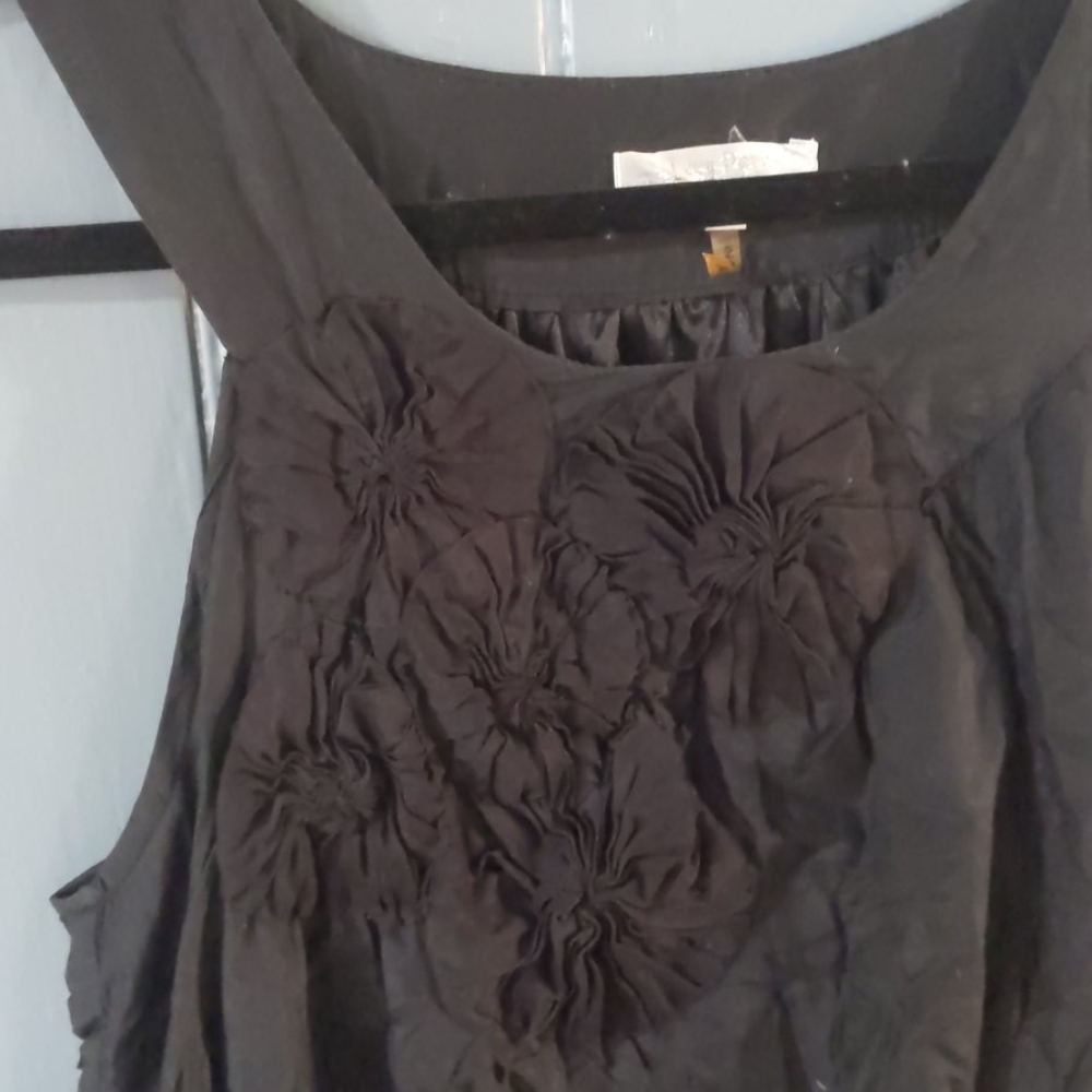 Black cut out trapeze tank